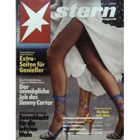 stern Heft Nr.29 / 13 Juli 1978 - Sommerschuhe