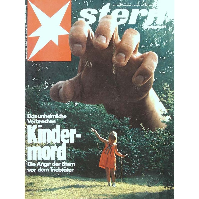 stern Heft Nr.34 / 13 August 1981 - Kindermord