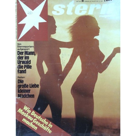 stern Heft Nr.36 / 29 August 1974 - Natur und Freizügigkeit!