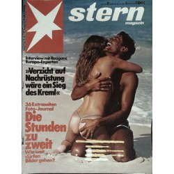 stern Heft Nr.27 / 25 Juni 1981 - Die Stunden zu zweit