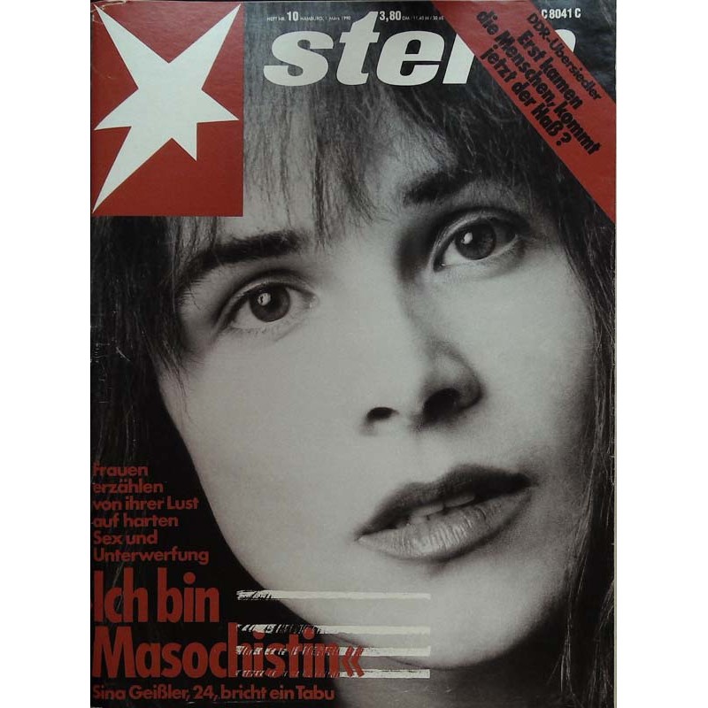 stern Heft Nr.10 / 1 März 1990 - Ich bin Masochistin