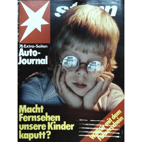 stern Heft Nr.11 / 6 März 1980 - Kinder und Fernsehen
