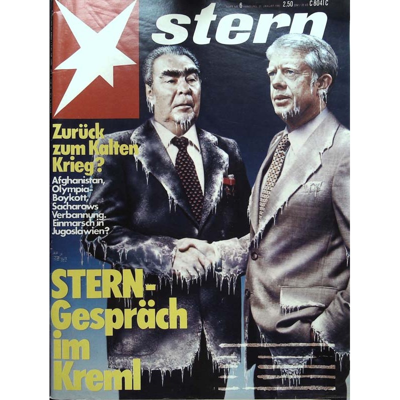 stern Heft Nr.6 / 31 Januar 1980 - Gespräch im Kreml