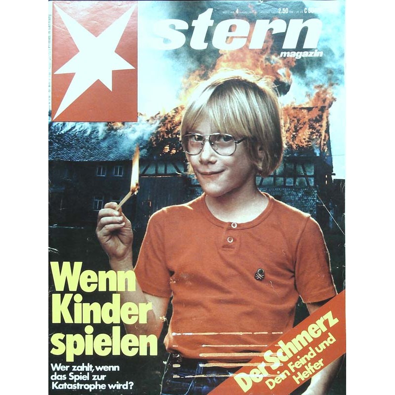 stern Heft Nr.4 / 17 Januar 1980 - Wenn Kinder spielen