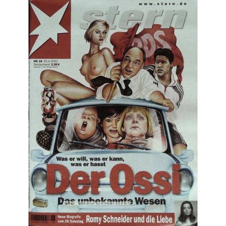stern Heft Nr.18 / 25 April 2002 - Der Ossi