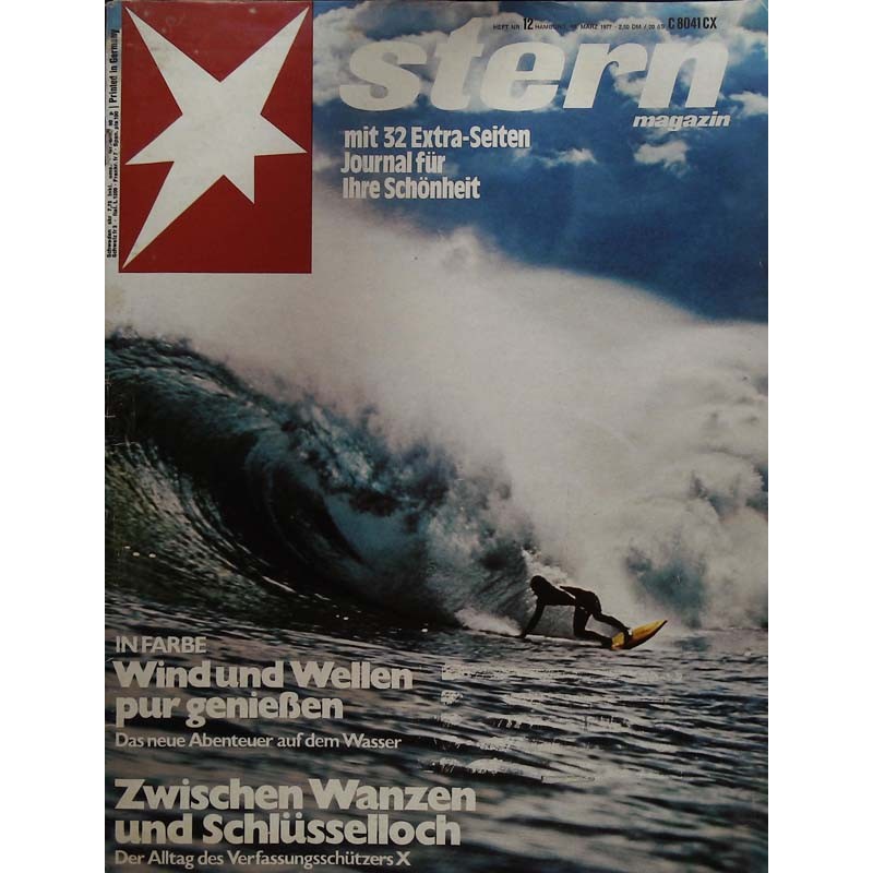 stern Heft Nr.12 / 10 März 1977 - Wind und Wellen