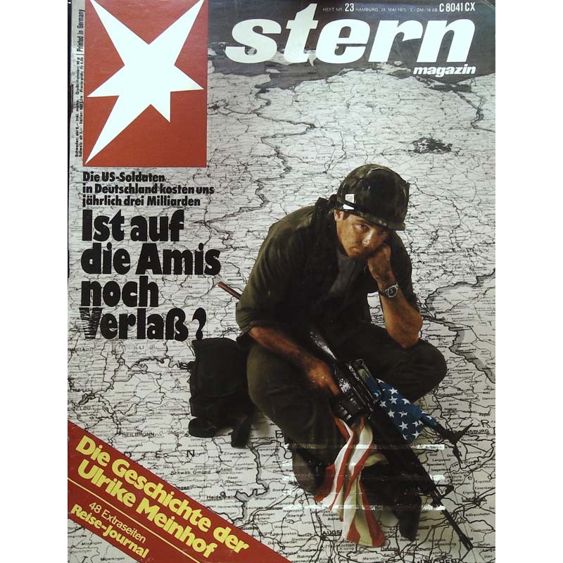 stern Heft Nr.23 / 28 Mai 1975 - Ist auf die Amis noch Verlass?