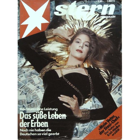 stern Heft Nr.17 / 19 April 1990 - Reichtum ohne Leistung