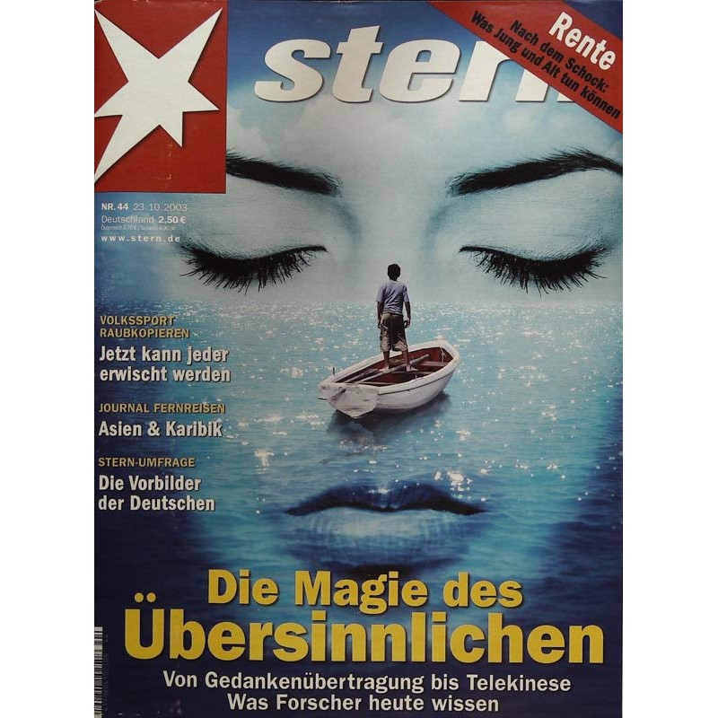 stern Heft Nr.44 / 23 Oktober 2003 - Die Magie des Übersinnlichen