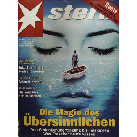 stern Heft Nr.44 / 23 Oktober 2003 - Die Magie des Übersinnlichen
