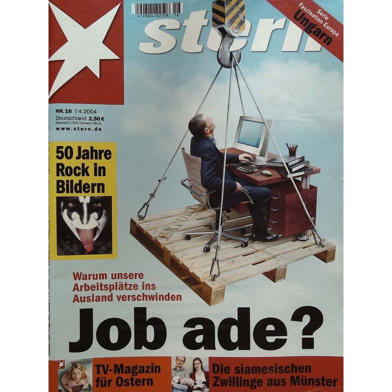 stern Heft Nr.16 / 7 April 2004 - Job ade?