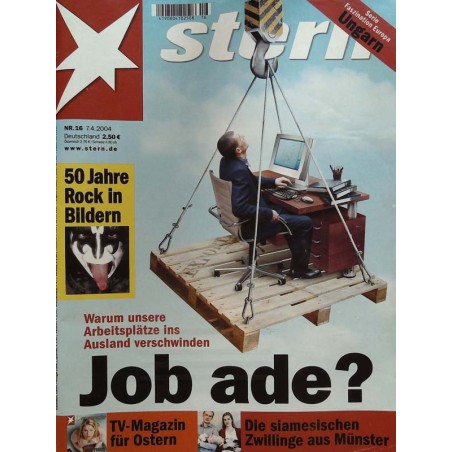 stern Heft Nr.16 / 7 April 2004 - Job ade?