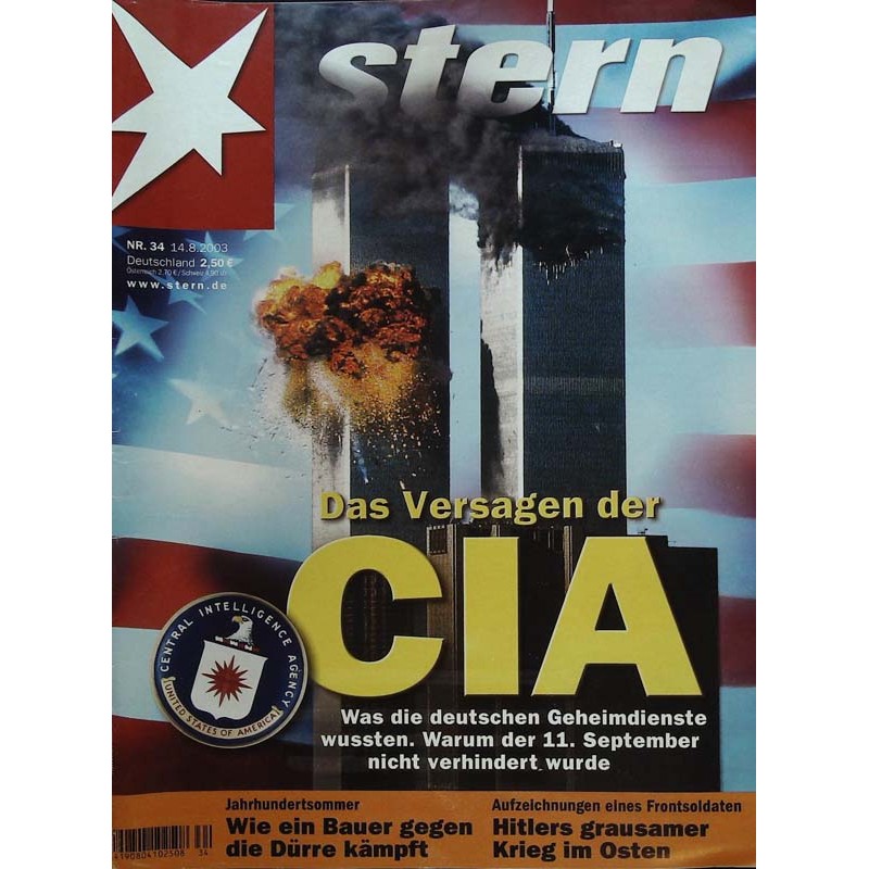 stern Heft Nr.34 / 14 August 2003 - Das Versagen der CIA
