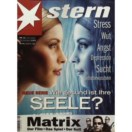 stern Heft Nr.21 / 15 Mai 2003 - Wie gesund ist ihre Seele?