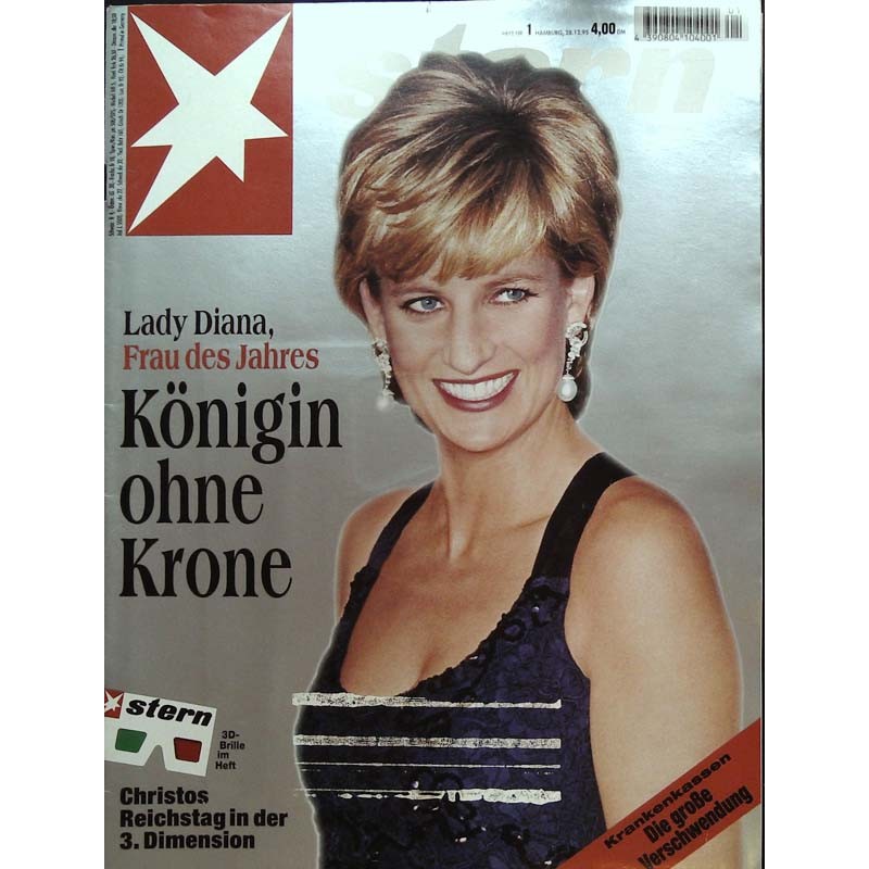 stern Heft Nr.1 / 28 Dezember 1995 - Königin Lady Diana