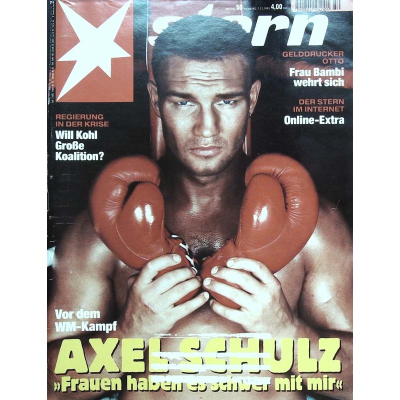 stern Heft Nr.50 / 7 Dezember 1995 - Axel Schulz
