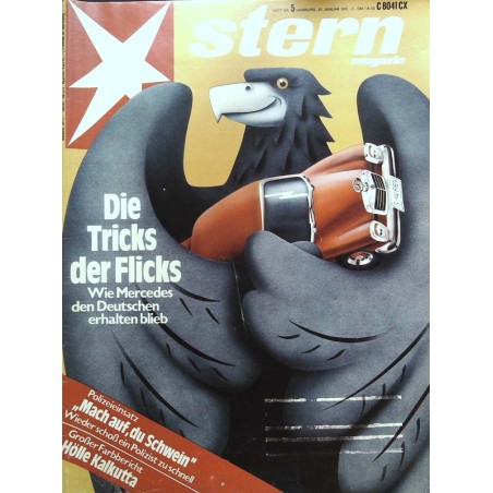 stern Heft Nr.5 / 23 Januar 1975 - Die Tricks der Flicks