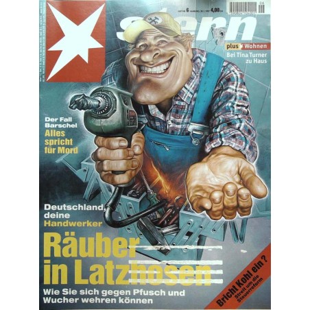 stern Heft Nr.6 / 30 Januar 1997 - Räuber in Latzhosen