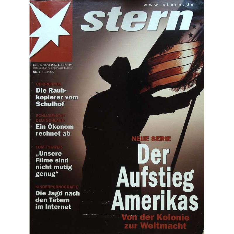 stern Heft Nr.7 / 6 Februar 2002 - Der Aufstieg Amerikas