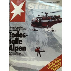stern Heft Nr.37 / 4 September 1980 - Todesfalle Alpen