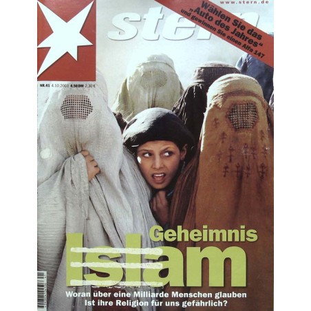 stern Heft Nr.41 / 4 Oktober 2001 - Geheimnis Islam