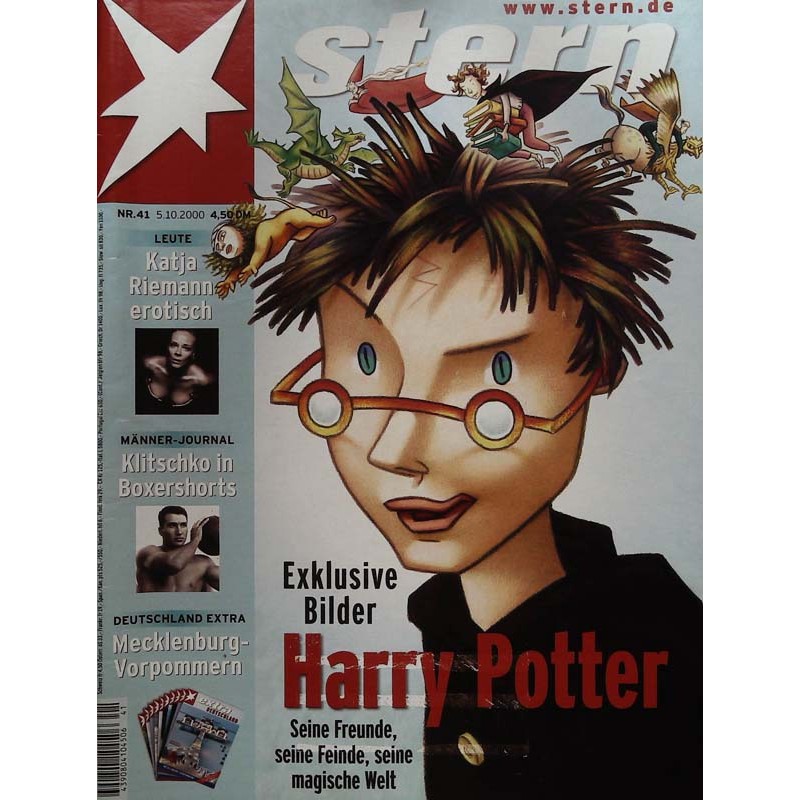 stern Heft Nr.41 / 5 Oktober 2000 - Exklusive Bilder Harry Potter