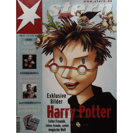 stern Heft Nr.41 / 5 Oktober 2000 - Exklusive Bilder Harry Potter