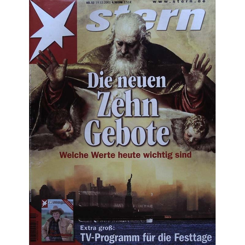 stern Heft Nr.52 / 19 Dezember 2001 - Die neuen Zehn Gebote