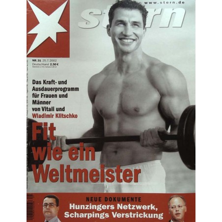 stern Heft Nr.31 / 25 Juli 2002 - Wladimir Klitschko