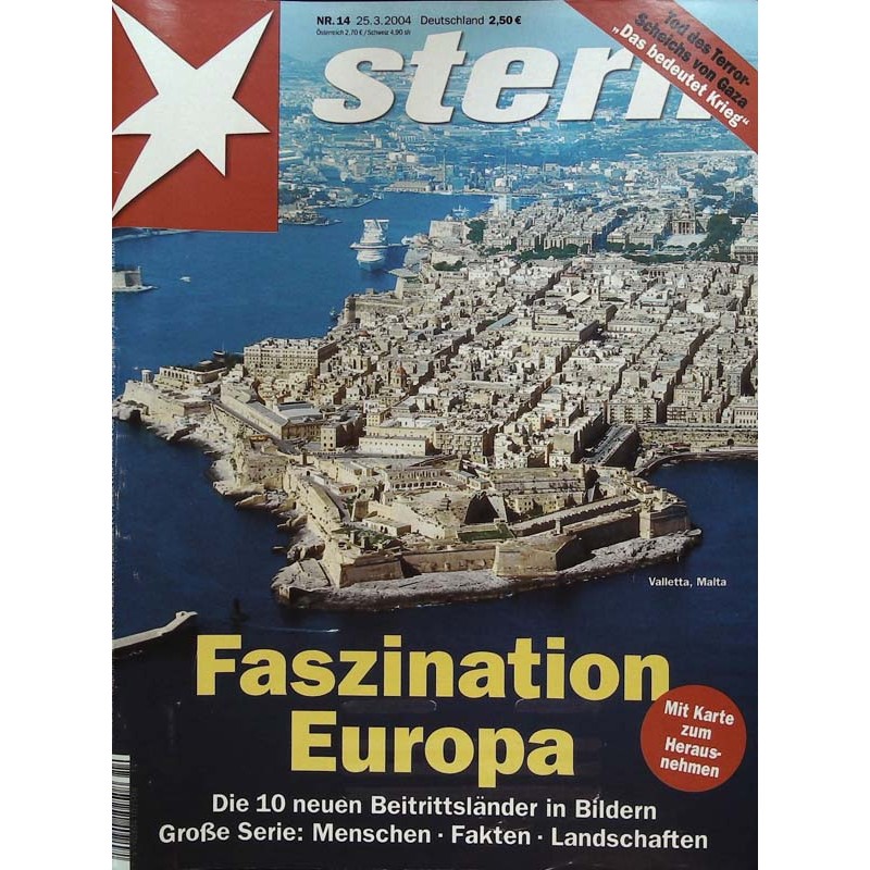 stern Heft Nr.14 / 25 März 2004 - Faszination Europa