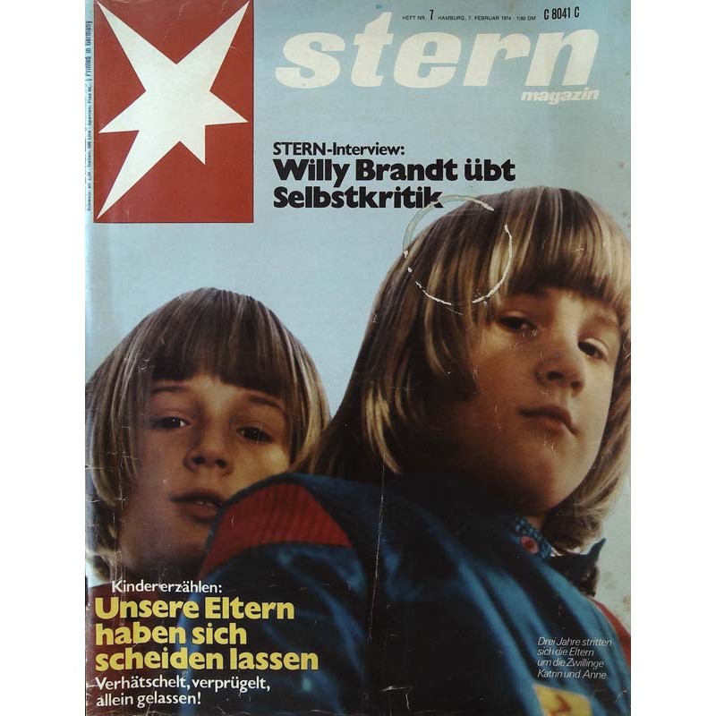 stern Heft Nr.7 / 7 Februar 1974 - Kinder erzählen