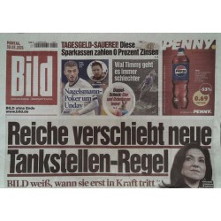 Bild Zeitung Montag, 30 März 2026 - Tankstellen-Regel verschoben