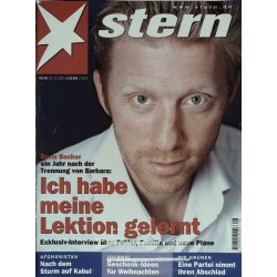 stern Heft Nr.48 / 22 November 2001 - Boris Becker Lektion