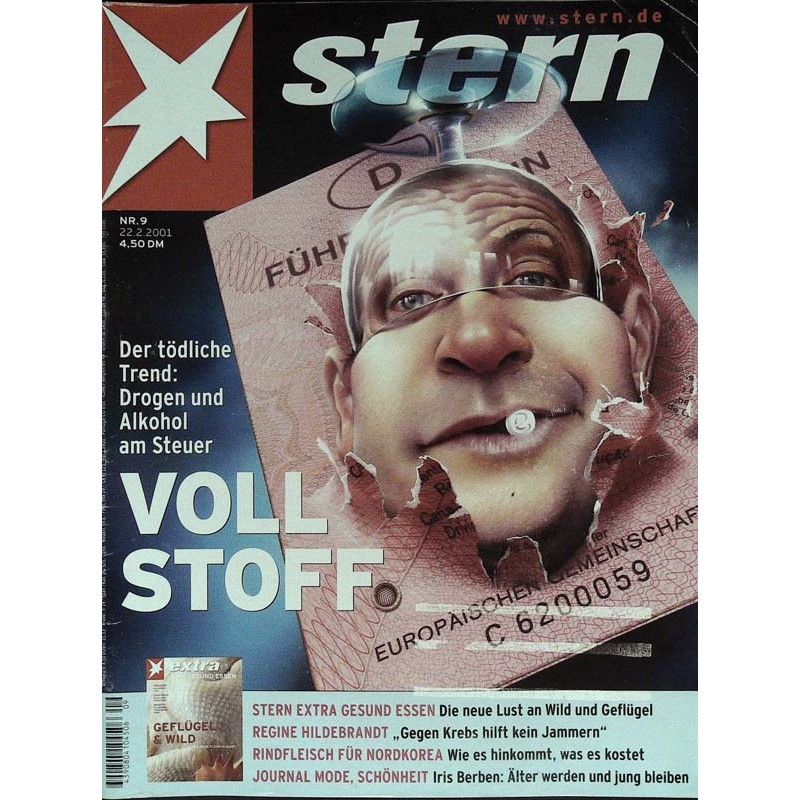 stern Heft Nr.9 / 22 Februar 2001 - Vollstoff