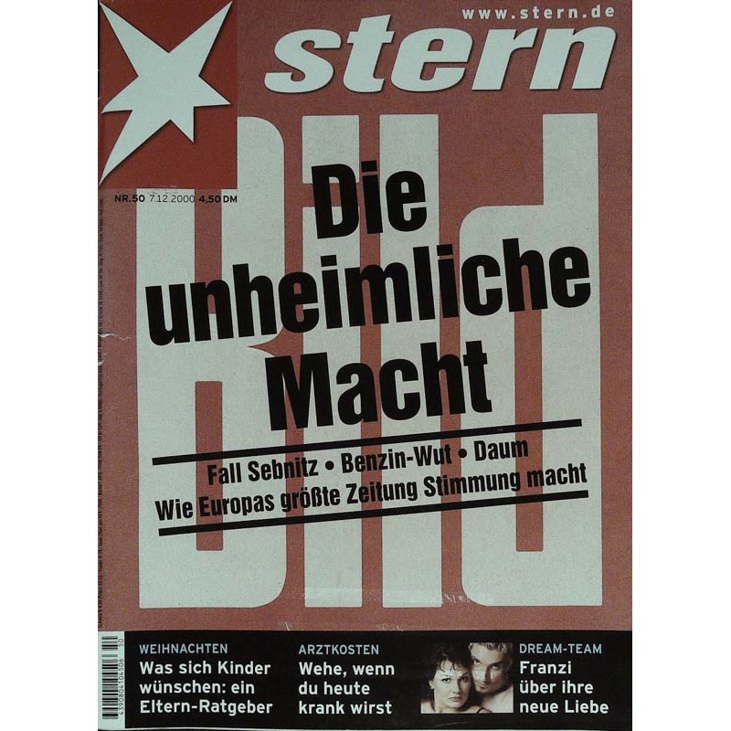 stern Heft Nr.50 / 7 Dezember 2000 - Die unheimliche Macht