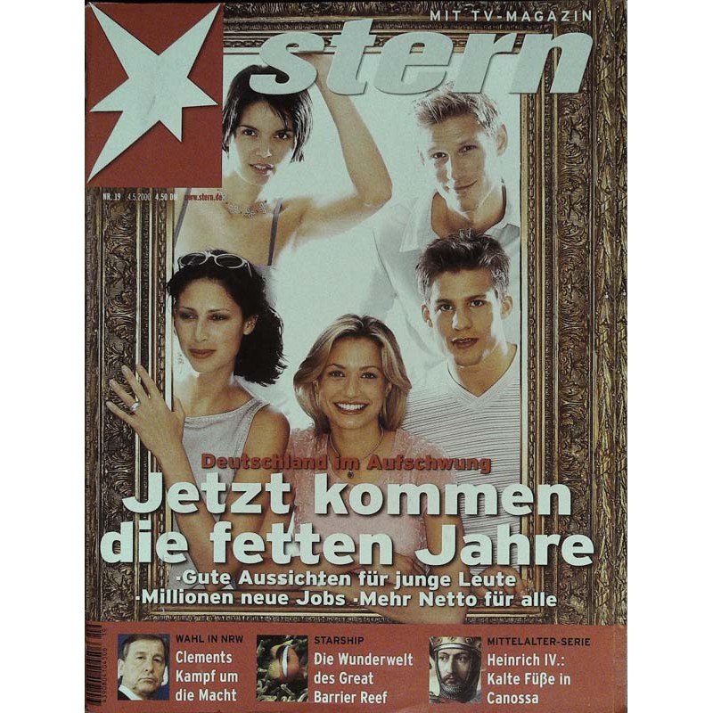 stern Heft Nr.19 / 4 Mai 2000 - Deutschland im Aufschwung