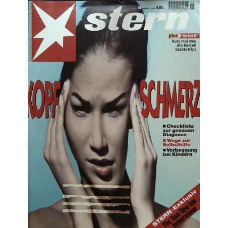 stern Heft Nr.15 / 3 April 1997 - Kopfschmerz