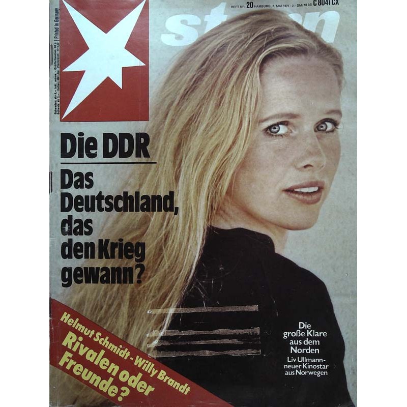 stern Heft Nr.20 / 7 Mai 1975 - Liv Ullmann