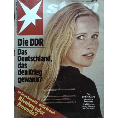 stern Heft Nr.20 / 7 Mai 1975 - Liv Ullmann