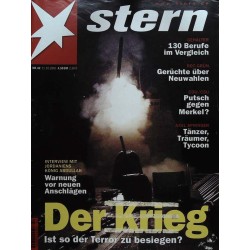 stern Heft Nr.42 / 11 Oktober 2001 - Der Krieg