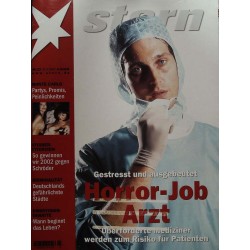 stern Heft Nr.23 / 31 Mai 2001 - Horror-Job Arzt