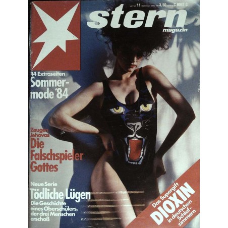 stern Heft Nr.11 / 8 März 1984 - Sommermode
