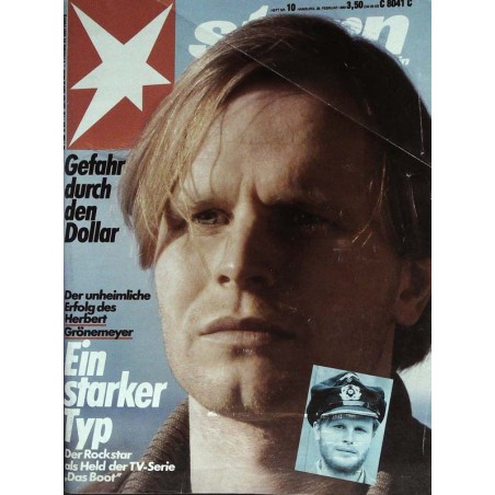 stern Heft Nr.10 / 28 Februar 1985 - Herbert Grönemeyer
