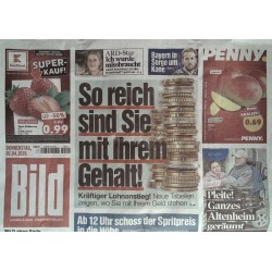Bild Zeitung Donnerstag, 2 April 2026 - Kräftiger Lohnanstieg!