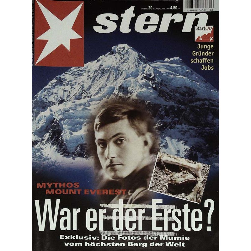 stern Heft Nr.20 / 12 Mai 1999 - Mythos Mount Everest
