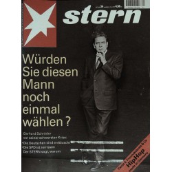 stern Heft Nr.34 / 19 August 1999 - Gerhard Schröder