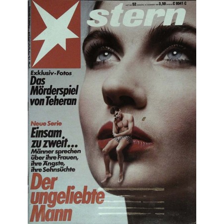 stern Heft Nr.52 / 19 Dezember 1984 - Der ungeliebte Mann