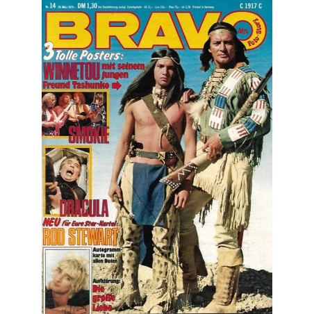 BRAVO Nr.14 / 29 März 1979 - Winnetou mit Tashunko