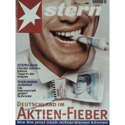 stern Heft Nr.14 / 26 März 1998 - Deutschland im Aktien-Fieber
