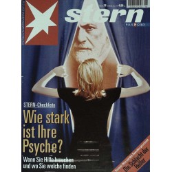 stern Heft Nr.18 / 29 April 1999 - Wie stark ist ihre Psyche?